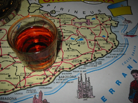 Kurze Lagebestimmung - Calella bei Barca