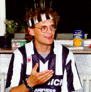 Chris beim Diskutieren